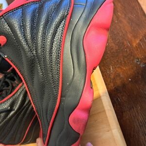 Jordan Athletic Shoes Black and Red